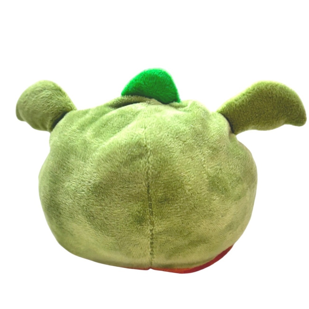 Reversible Dragon Monster Plush 4.5" Green Orange Mood Flip Stuffed Animal Cute - Picture 2 of 6